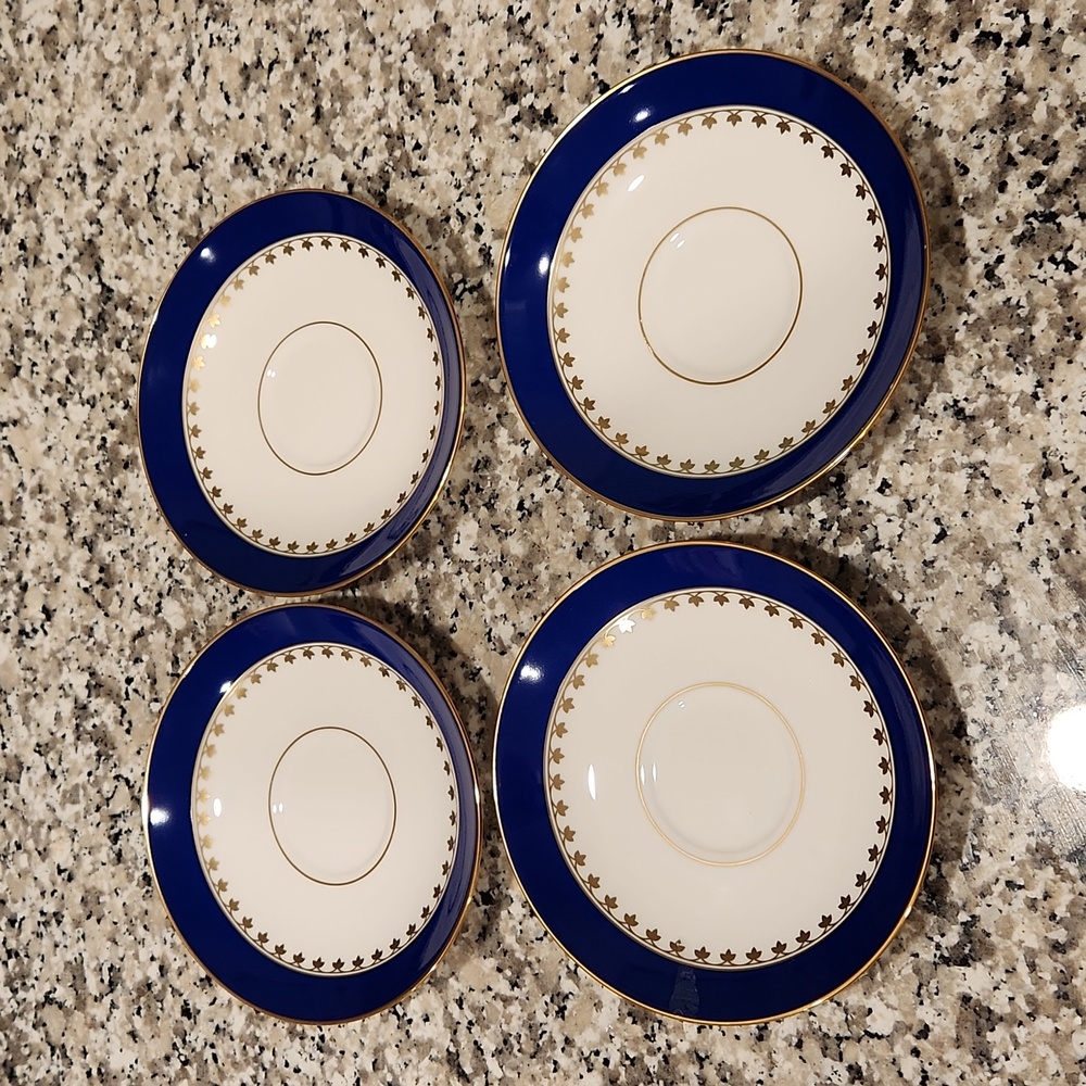 Lennox Royal Grandeur Tea Saucer Plates (4)